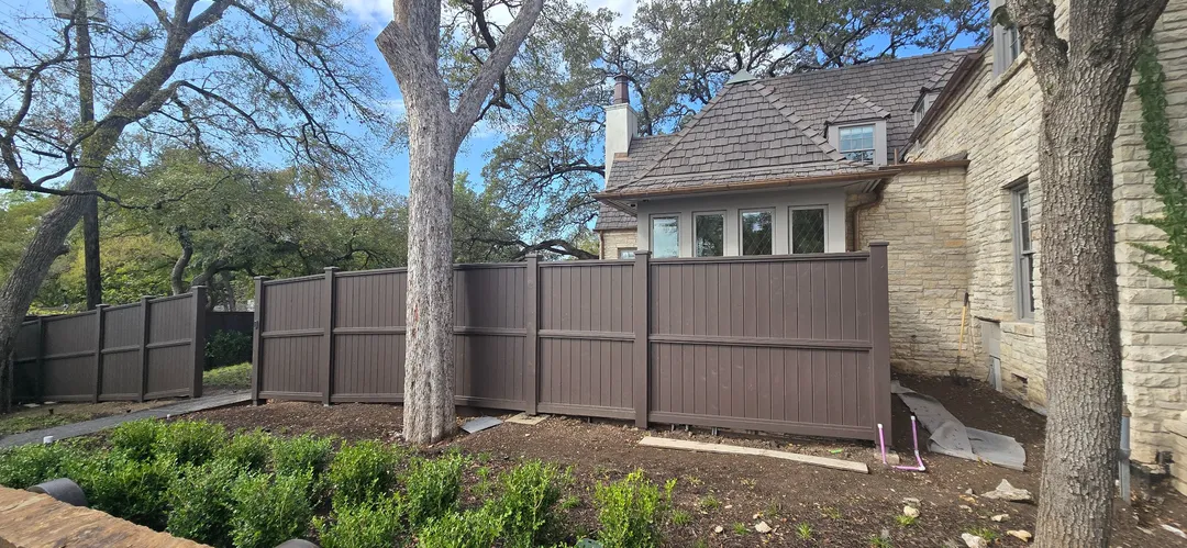 Custom Jointed Privacy Fence
