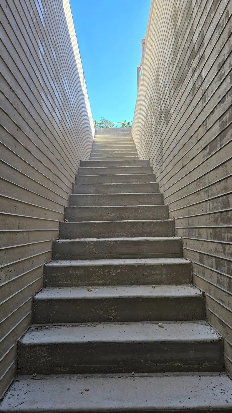V-Groove Board Formed Concrete